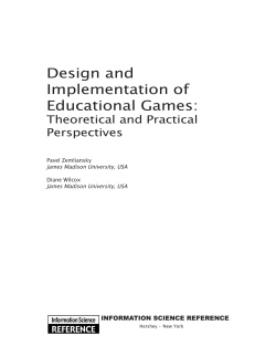 Design and Implementation of Educational Games