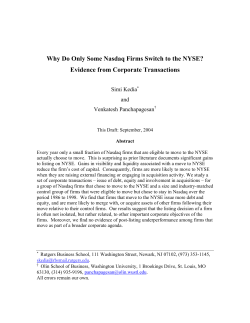 The reason given to why firms move from
