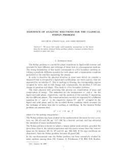 EXISTENCE OF ANALYTIC SOLUTIONS FOR THE