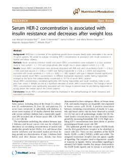 Serum HER-2 concentration is associated with