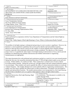 Development of Guideliens for Identifying and Treating Locations