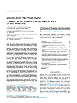 Toward a model-based cognitive neuroscience of mind wandering