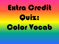Color Extra Credit Quiz File