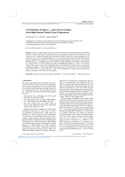 Co-Production of Light p-, s- and r