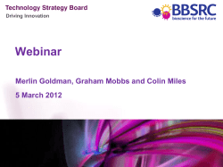 Driving Innovation ERA-IB Third Call Rules