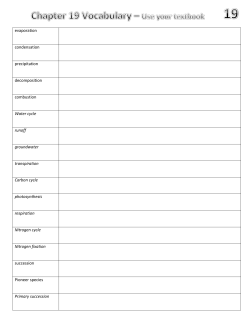 evaporation condensation precipitation decomposition combustion
