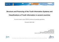 1) The youth information structure
