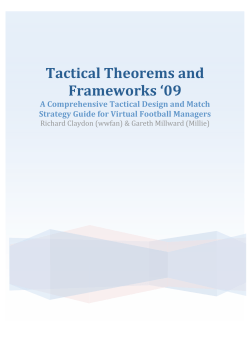 Tactical Theorems and Frameworks `09