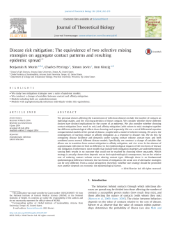 Disease risk mitigation_ The equivalence of two