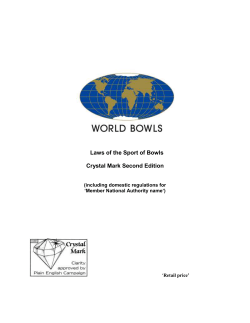 section 5 -the game - Coral Bay Bowls Club