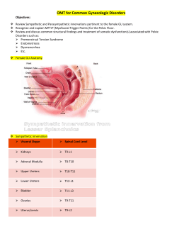 OMT for Common Gynecologic Disorders
