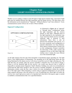 Optical Through the Air Communication -- Preface