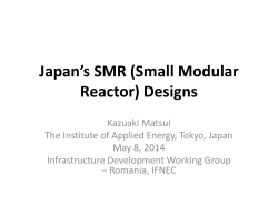 Development of the Small Light Water Reactor (LWR) and Fast