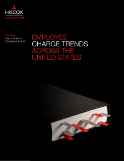The 2015 Hiscox Guide to Employee Lawsuits