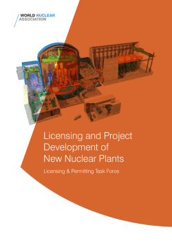 Licensing and Project Development of New Nuclear Plants