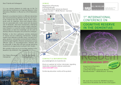 cognitive reserve in the dementias