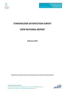 3.4 Overall Satisfaction with the CSP