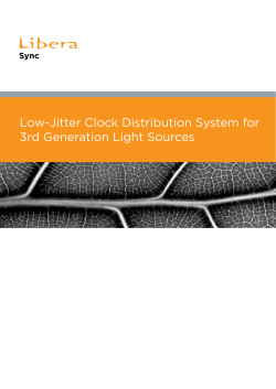 Low-Jitter Clock Distribution System for 3rd Generation Light Sources