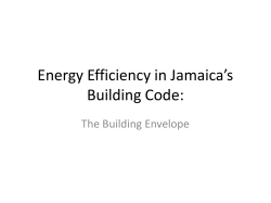 Energy Efficiency in Jamaica*s Building Code