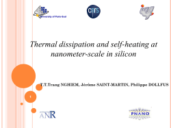 Thermal dissipation and transport at nanometer
