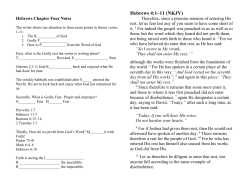 And God rested on the seventh day from all His works