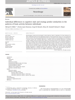 Individual differences in cognitive style and strategy predict