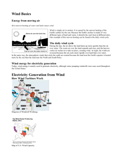 How Wind Turbines Work - Woodcliff Lake Schools