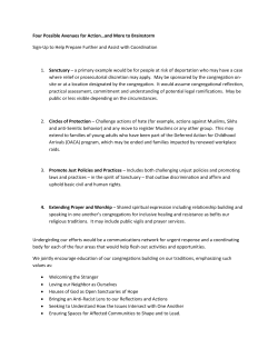 Four Possible Avenues for Action&hellip;