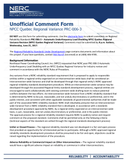 Unofficial Comment Form