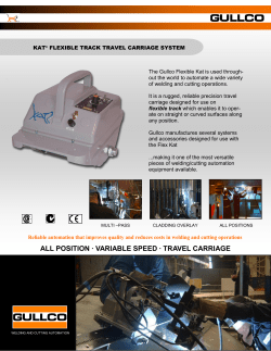 ALL POSITION · VARIABLE SPEED · TRAVEL CARRIAGE