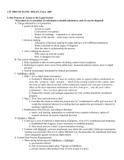 jurisdiction - Free Law School Outlines Professor Subject