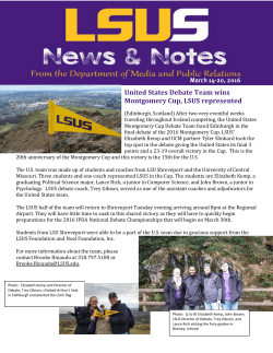 United States Debate Team wins Montgomery