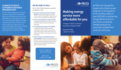 Making energy service more affordable for you