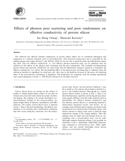 Effects of phonon pore scattering and pore randomness