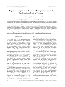 Improved Integration of Renewable Energy Sources with the