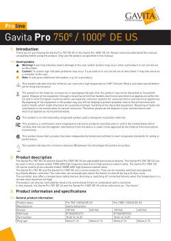 Gavita Pro 750 / 1000 DE US