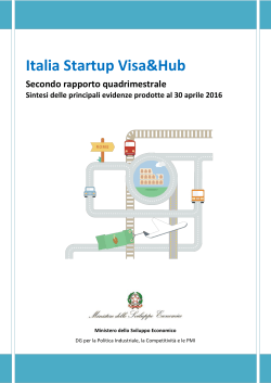 Per un`Italia sempre pi&ugrave; a misura di startup
