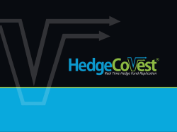 Slide 1 - HedgeCoVest