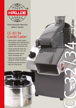 Com bi Cutter CC-32/34 Combi Cutter