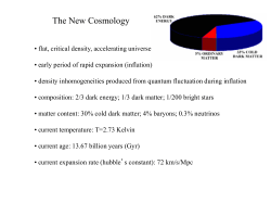 Cosmology3 - NMSU Astronomy