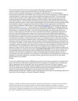 Life Cycle Assessment (LCA) is the commonly accepted