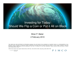 Investing for Today: Should We Flip a Coin or Put it All on Black