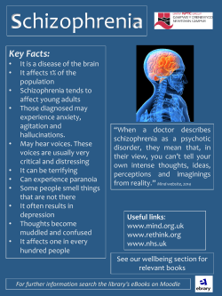 Mental Health leaflets and links from