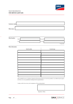 plant registration for service lump sum