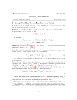 Impagliazzo`s Hardcore Lemma 1 Average
