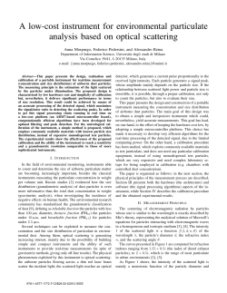 A low-cost instrument for environmental particulate