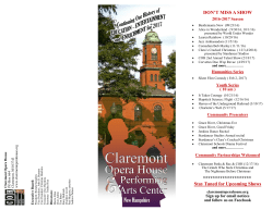 DON`T MISS A SHOW Stay Tuned for Upcoming Shows