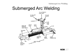 Submerged Arc Welding