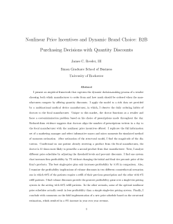 B2B Purchasing Decisions with Quantity Discounts