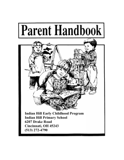 Indian Hill Early Childhood Program Indian Hill Primary School 6207